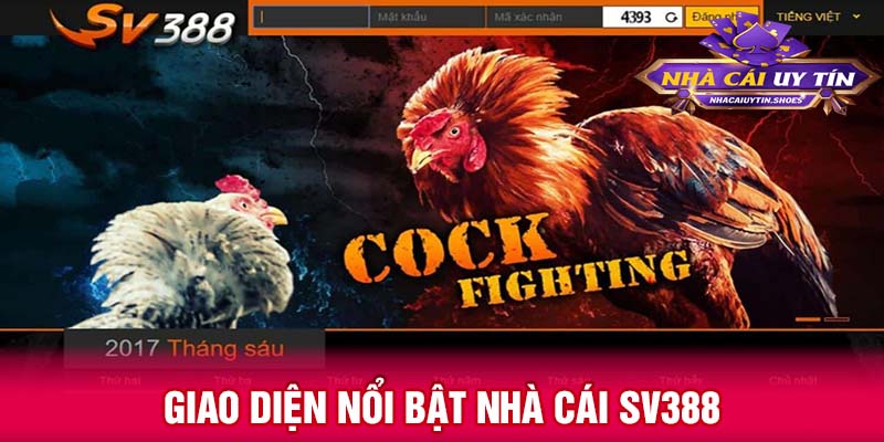 Giao diện nổi bật nhà cái SV388