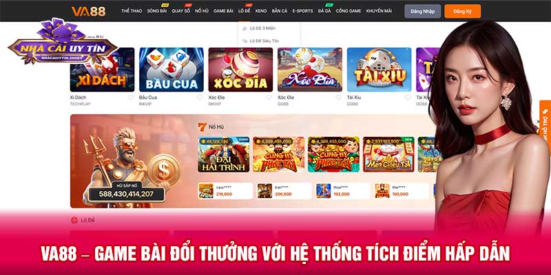 VA88 – Game bài đổi thưởng với hệ thống tích điểm hấp dẫn