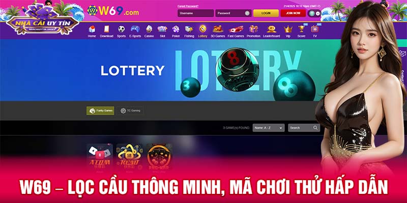 W69 – Lọc cầu thông minh, mã chơi thử hấp dẫn